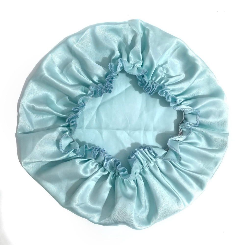 Manufacturer produces and wholesales single-layer shower caps that can be printed with logo, satin shower caps, wig packaging shower caps