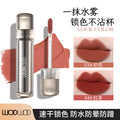 Wodwod silk mist long-lasting color-locking lip glaze - matte, waterproof, smudge-proof, everyday brightening lipstick