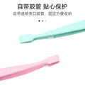 Beginner-friendly stainless steel eyelash extension tweezers - safe, high-precision flat tip tweezers for lower lashes