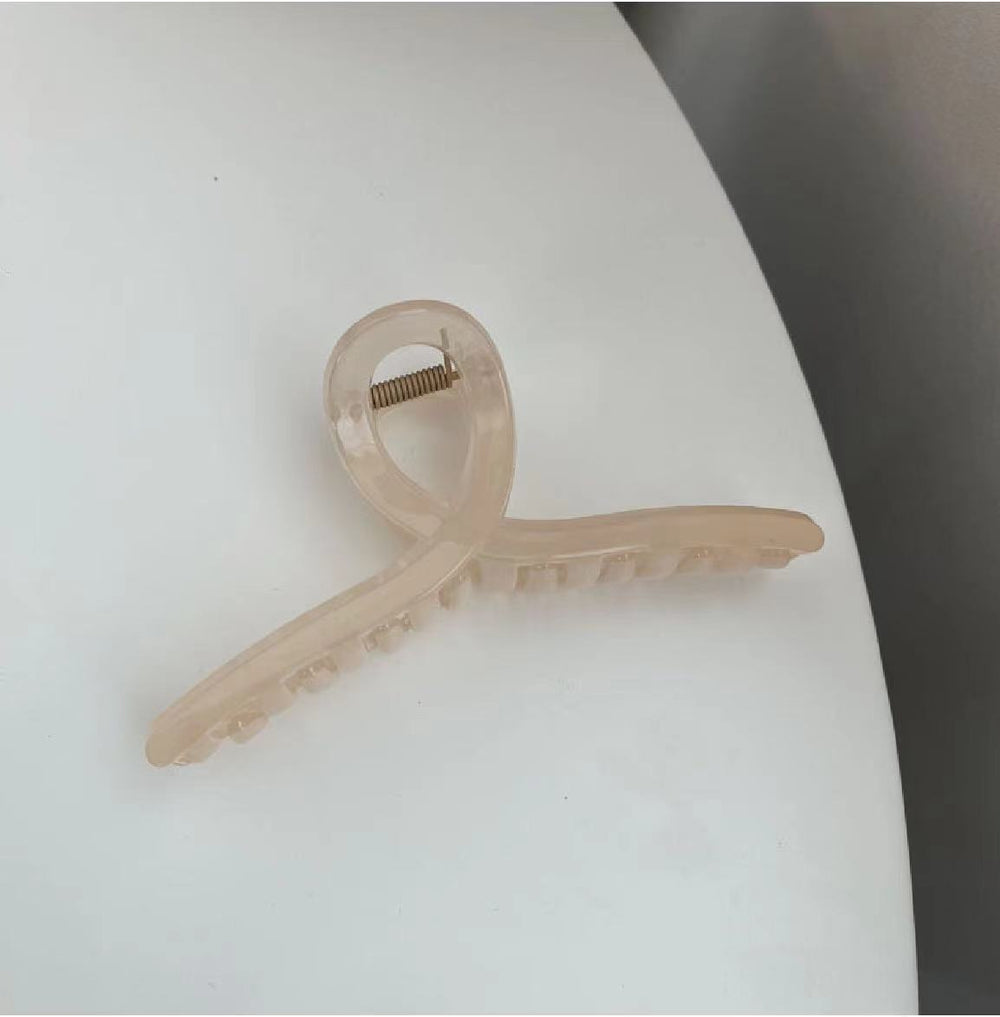 Frosted acrylic hair clip for women, large size, eleganceelegant shark clip, back of head hairpin clip, headwear hairpin