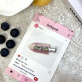 New arrivalk-style small flower metal edge clip seamless acetate duckbill clip bangs clip cute hair accessories hairpin hair root