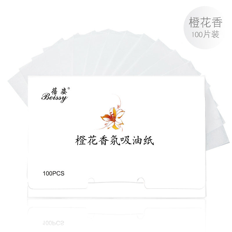 Beizi oil absorbing sheets, 100 count - summer facial cleansing oil control tissues, linen oil absorbing makeup tool - in stock