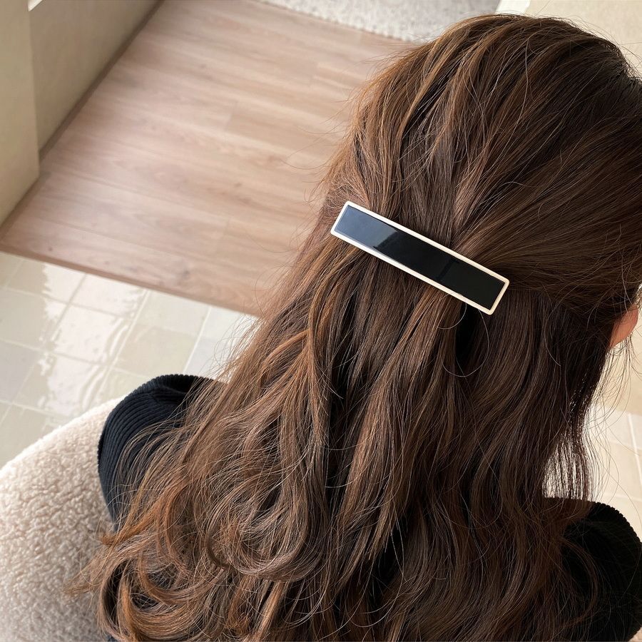 Medium hairpin for women's back of head, adult elegance headwear, hair accessories, ponytail clip, spring clip, one-word clip, top clip, hair clip