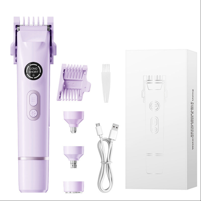 electric display hair removal device can be used for the whole body, private parts, armpit hair, nose hair, eyebrow hair trimming