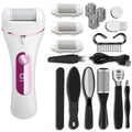 New automatic electric foot file - removes dead skin, calluses, and hard skin. perfect for home use - foot scrubber for heels and feet