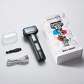 New electric reciprocating shaver for men - multifunctional hair removal machine, aluminum alloy razor, portable and fully washable