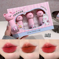 Gege bear makeup - soft matte lip clay: velvety, matte, highly pigmented, non-drying, waterproof, and whitening lip glaze