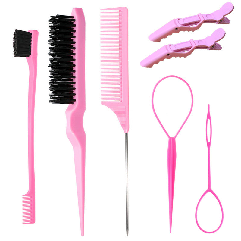 Friendly manufacturer highlights comb tip tail comb hairdressing comb hair salon hair dyeing comb steel needle hair tail comb