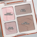 Sweet mint four-color contouring palette - all-in-one for sculpting, highlighting, shading, and nose contouring