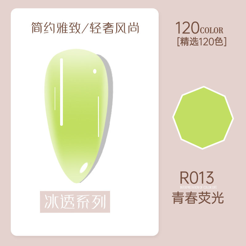Risyal nail polish gel 7.3ml nail polish ice transparent cat eye gel nude barbie gel cross-border hot style