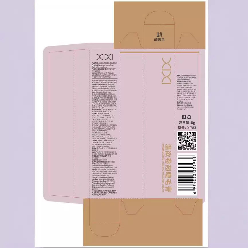 Makeup xixi wen yu curl mascara naturestereo slim long hair-styling roots clear waterproof sweatproof non-smudge
