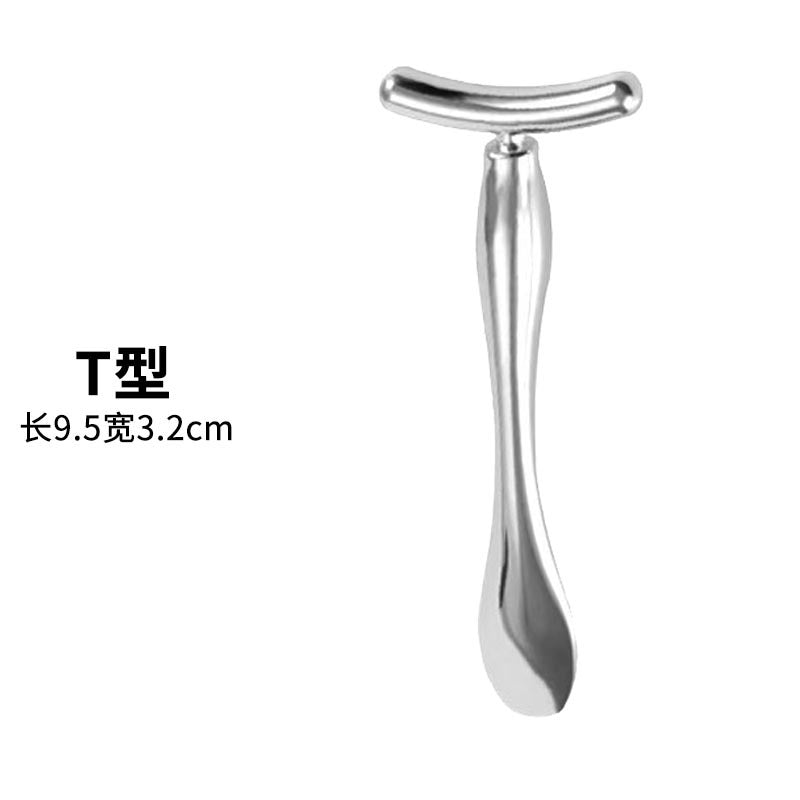 Factory direct metal eye cream spoons - cosmetic beauty tools - zinc alloy eye cream applicators - facial massage sticks