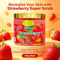 strawberry scrub bath wet salt exfoliating cleansing mud bath strawberry scrub 650g foreign trade wholesale