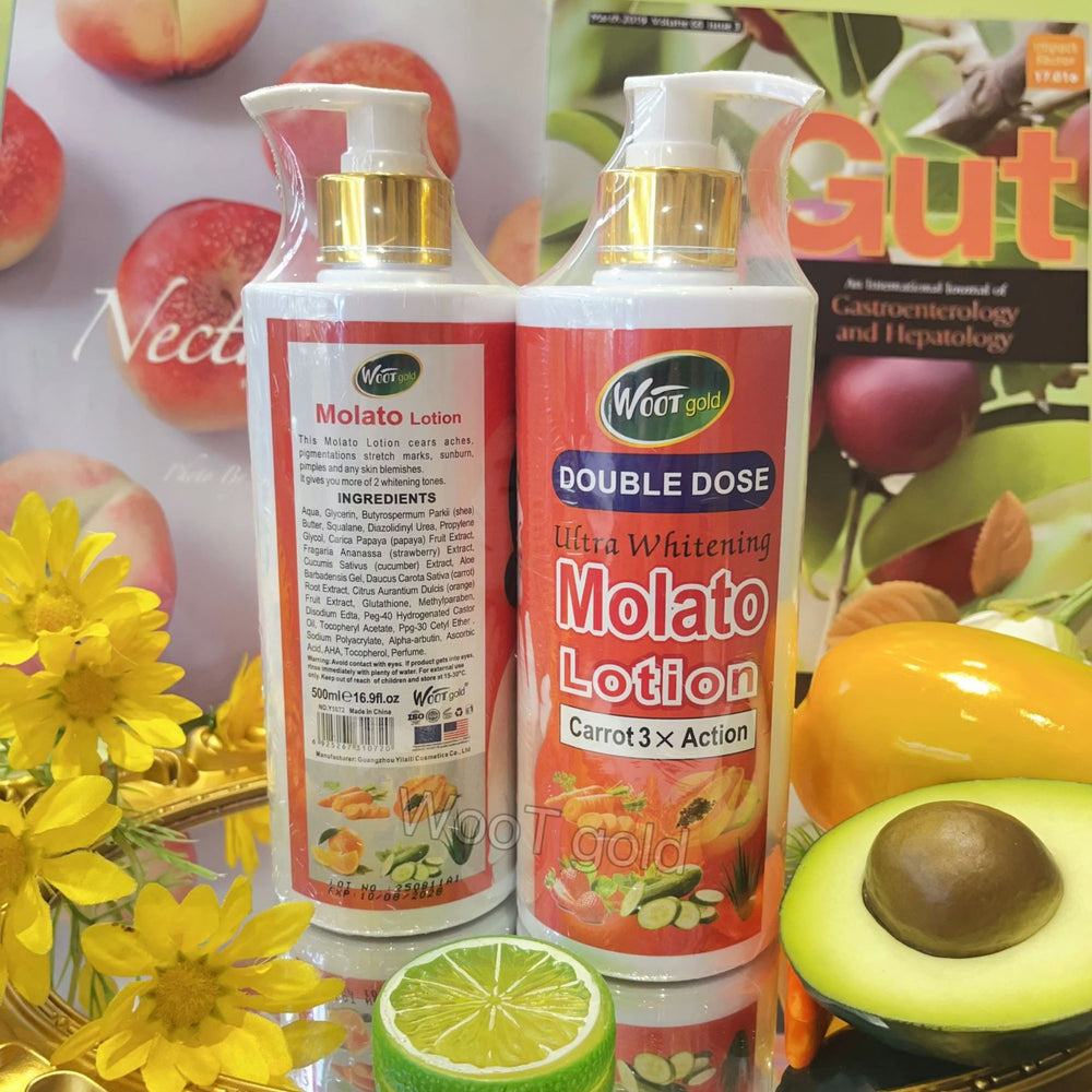 molato skincare series: shower gel, scrub, body lotion, essential oil, soap, brightening moisturizer - for export