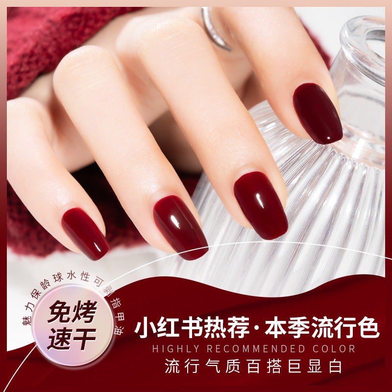 Kudan nail polish 12ml water-based no-bake long-lasting kosela light fragrance new cross-border best selling 40 colors
