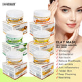 vitamin c mud mask deep cleansing smear-type mung bean mud moisturizing and hydrating ve mask cream 120g