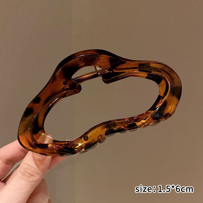 Casual frosted cloud gripper large women's new arrival hair clip on the back of the head shark clip elegant hairpin classy headwear