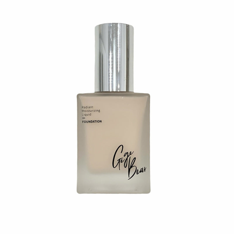 Gege bear radiant glow foundation - hydrating, concealing, waterproof, sweat-proof, long-lasting, creamy finish