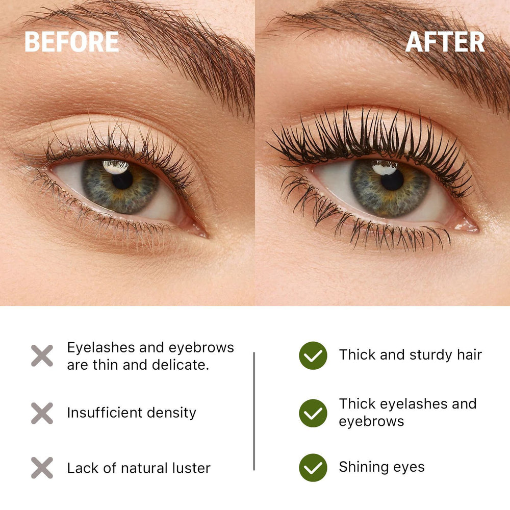 best-selling eyebrow and eyelash care solution, thick and long double-effect 2-in-1 eyebrow & lash serum