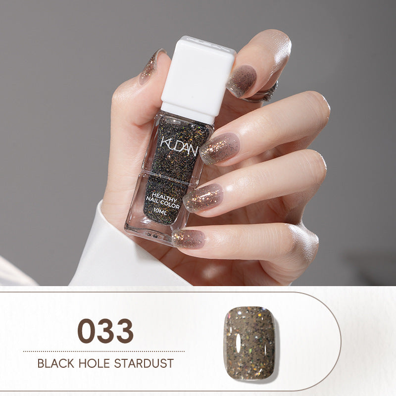 Kudan pure english cross-border special water-based nail polish no baking long-lasting quick-drying peelable 10ml polish