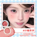 Makeup xixi plaid cloud atmosphere blush shrink and expand color vitality girl pure desire nude pink rouge