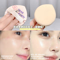 Xixi bear cub milk coffee marshmallow air cushion powder puff wet and dry use soft no powder makeup sponge powder bottom puff