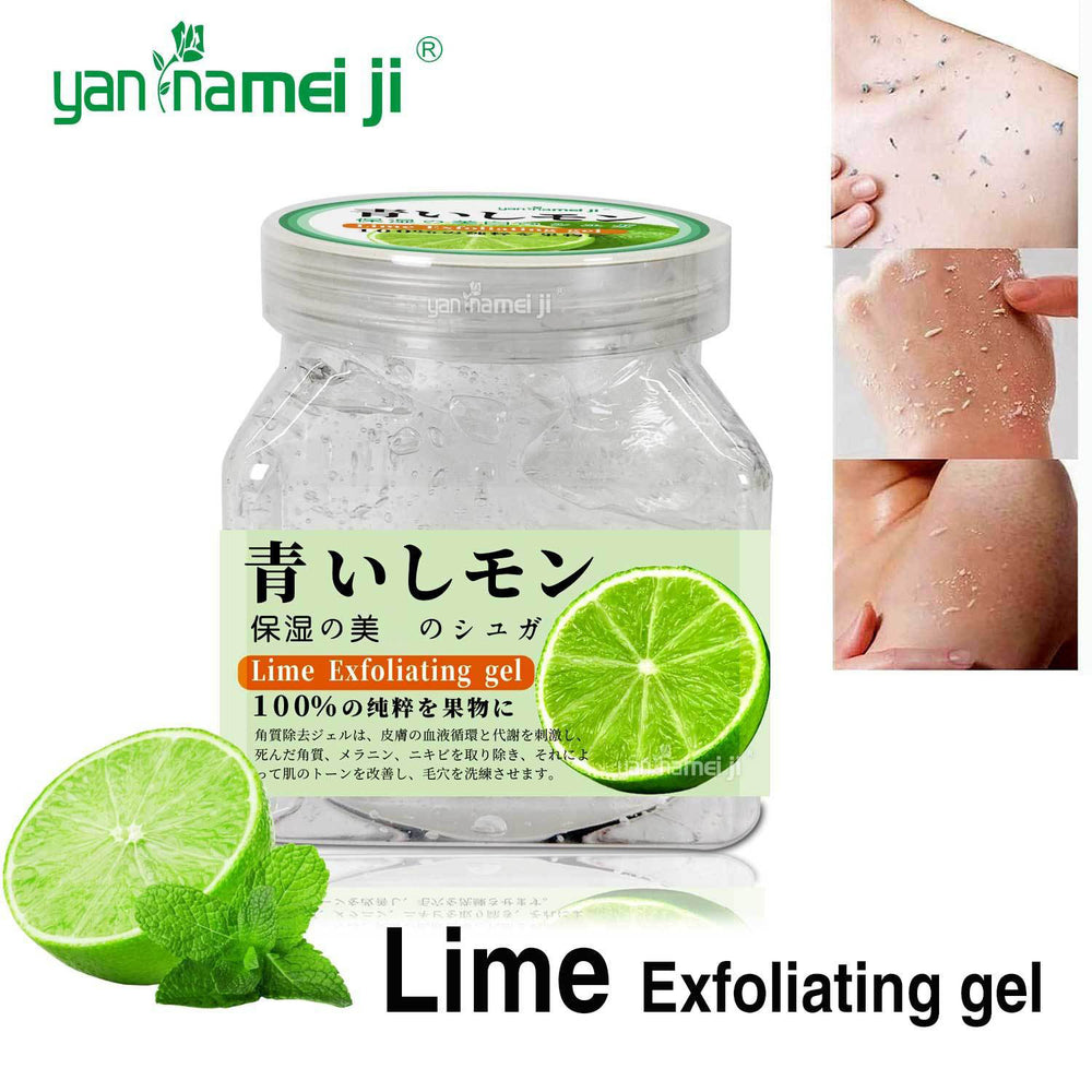 lime exfoliating gel deep cleansing blackhead facial exfoliating gel shrinking pores export