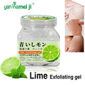 lime exfoliating gel deep cleansing blackhead facial exfoliating gel shrinking pores export