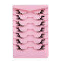 Export half-eye oblique flying style best selling elongated eye corners naturally enlarge both eyes sweet and cool style fox style fake eyelashes hard stem