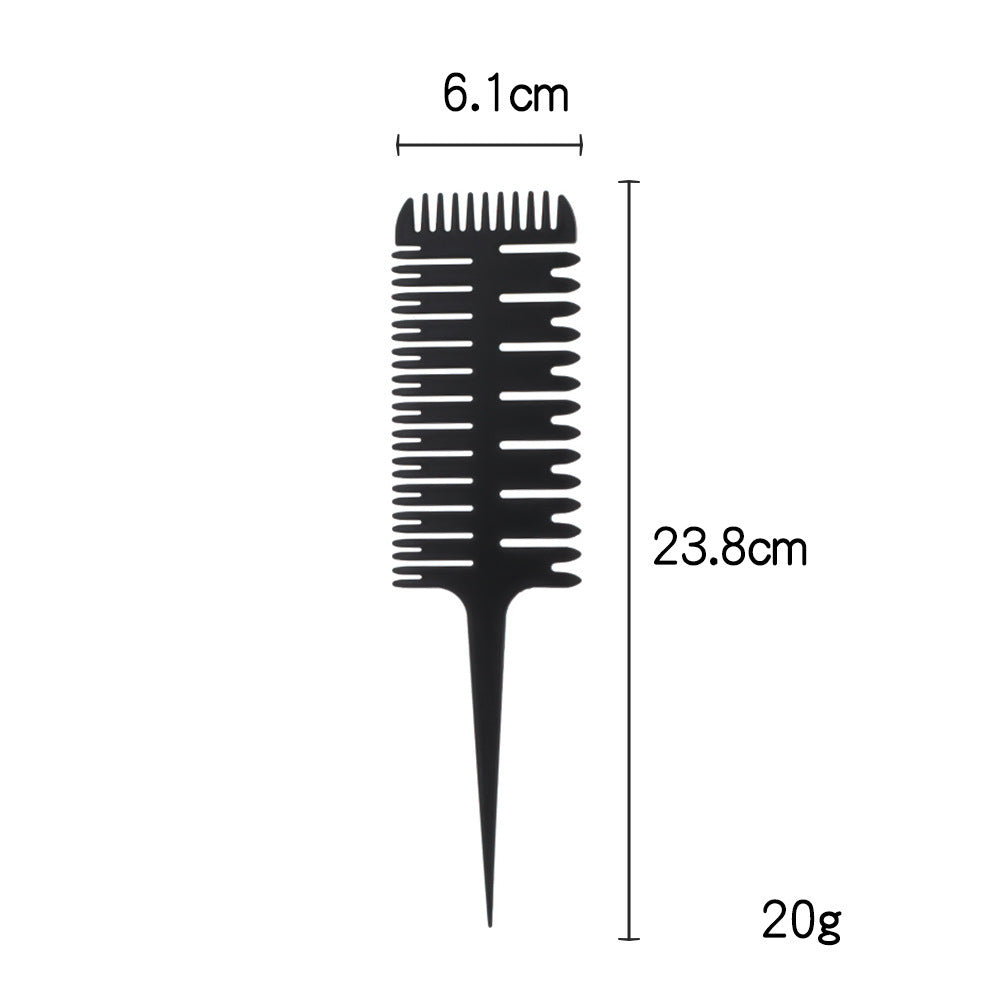 Hairdressing comb cross-border various combs barber shop special comb pointed tail dual-purpose oil head comb can be printed with logo and fixed color
