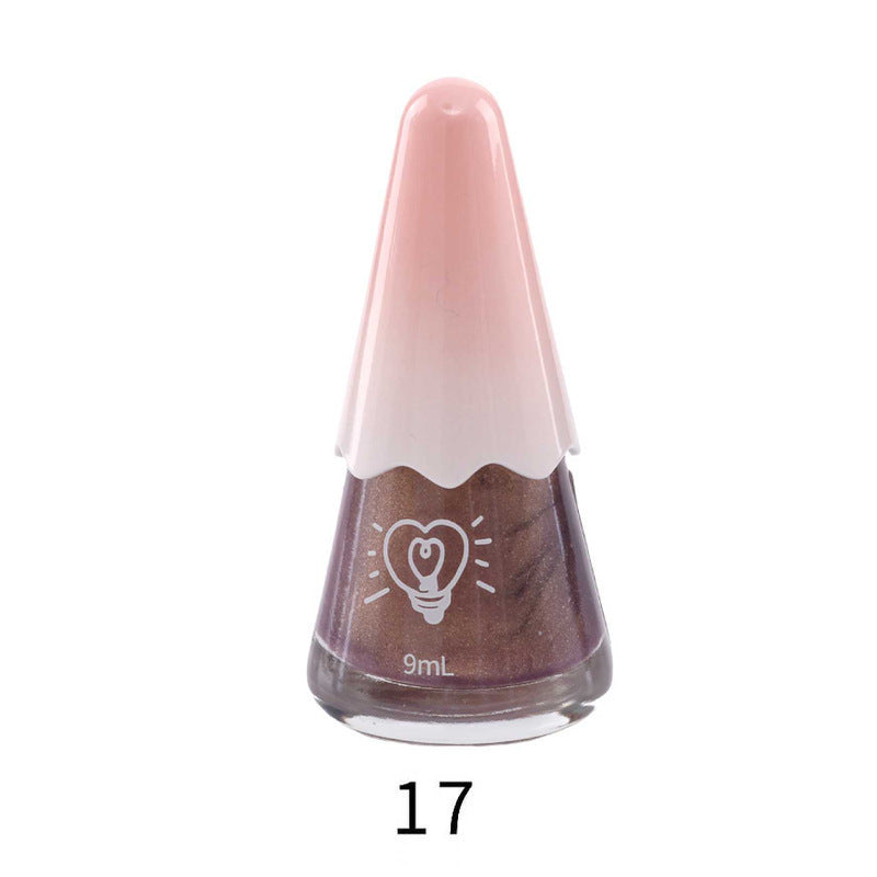 Nail polish, no baking, quick drying, tearable, water-based, peelable, wholesale, autumn and winter, cherry, hand and foot nail polish wholesale