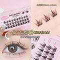 Jonbos lazy girl trilogy false eyelashes - natural & realistic sunflower, wheat stalk, and tower tip single cluster lashes (glue-on)