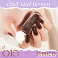 015#rust red brown