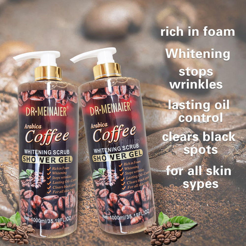 coffee scrub shower gel 1000ml brightening and moisturizing bubble shower gel deep cleansing and moisturizing export