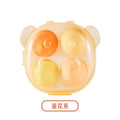 Jiaoposi bear storage box beauty egg liquid foundation special dry and wet use soft non-eating powder makeup powder puff