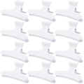 Amazon 12-piece butterfly clip non-slip styling claw hair clips for women and girls (multi-color) - hair styling tool for flyaways