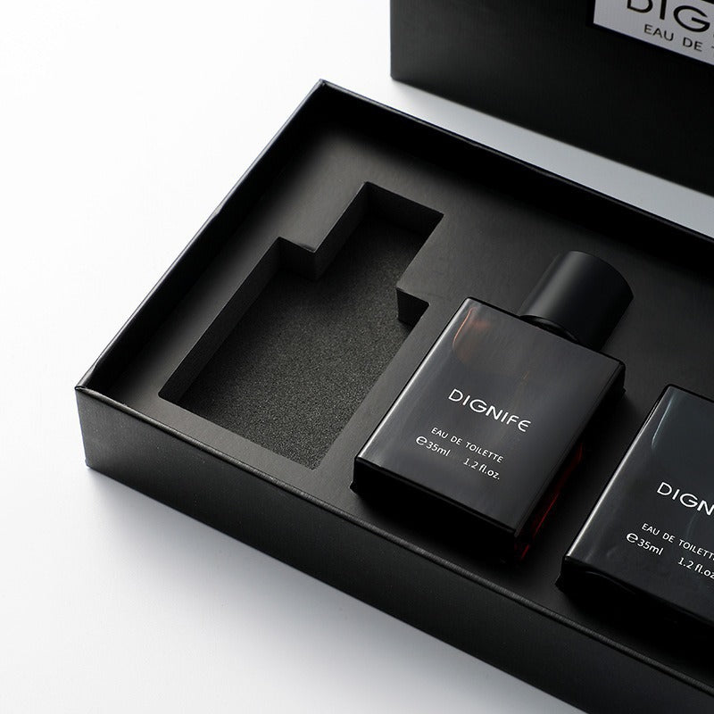 Li fei elegance knight men's perfume blue wild three-piece gift box long-lasting fragrance manufacturer wholesale