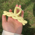Frosted twist yellow-11cm