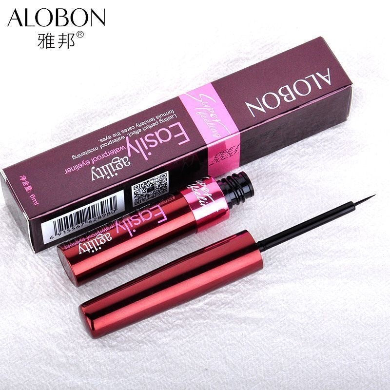 Alobon long-lasting waterproof smooth eyeliner for women - ultra-fine tip, soft brush, quick-drying, smudge-proof
