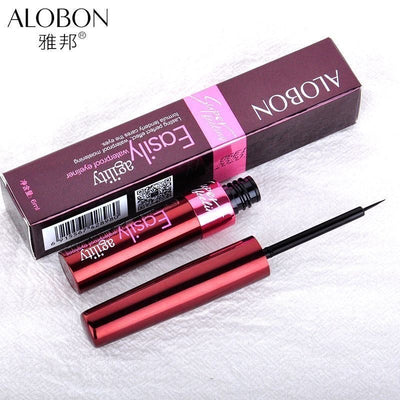 Alobon long-lasting waterproof smooth eyeliner for women - ultra-fine tip, soft brush, quick-drying, smudge-proof