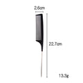 Hairdressing comb cross-border various combs barber shop special comb pointed tail dual-purpose oil head comb can be printed with logo and fixed color