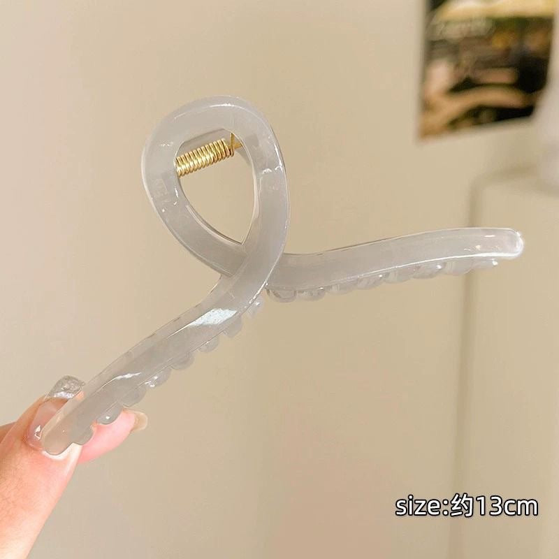 Classy sense of exquisite back head hair clip large hairpin female summer hair volume shark clip hair headwear hair accessories