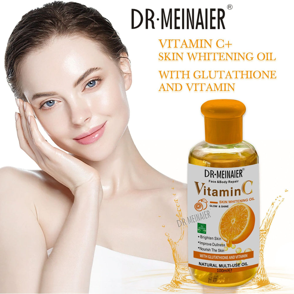 vc essential oil brightening and moisturizing vitamin c vegetable oil facial body hair care vc massage oil 100ml
