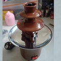 Chocolate fountain machine - mini diy home melting tower with heating - small chocolate machine waterfall maker
