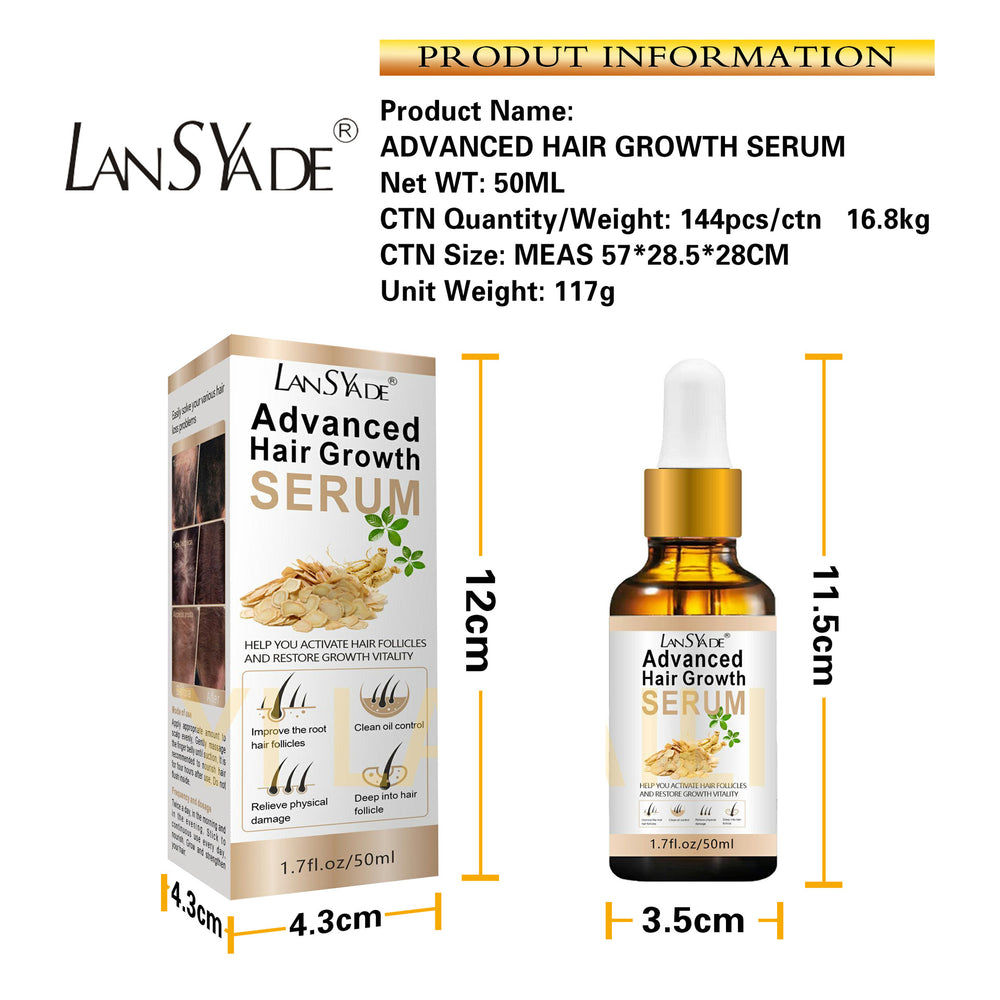 ginseng extract hair growth serum - nourishing, repairing, and maintaining hair growth - hair care essential oil
