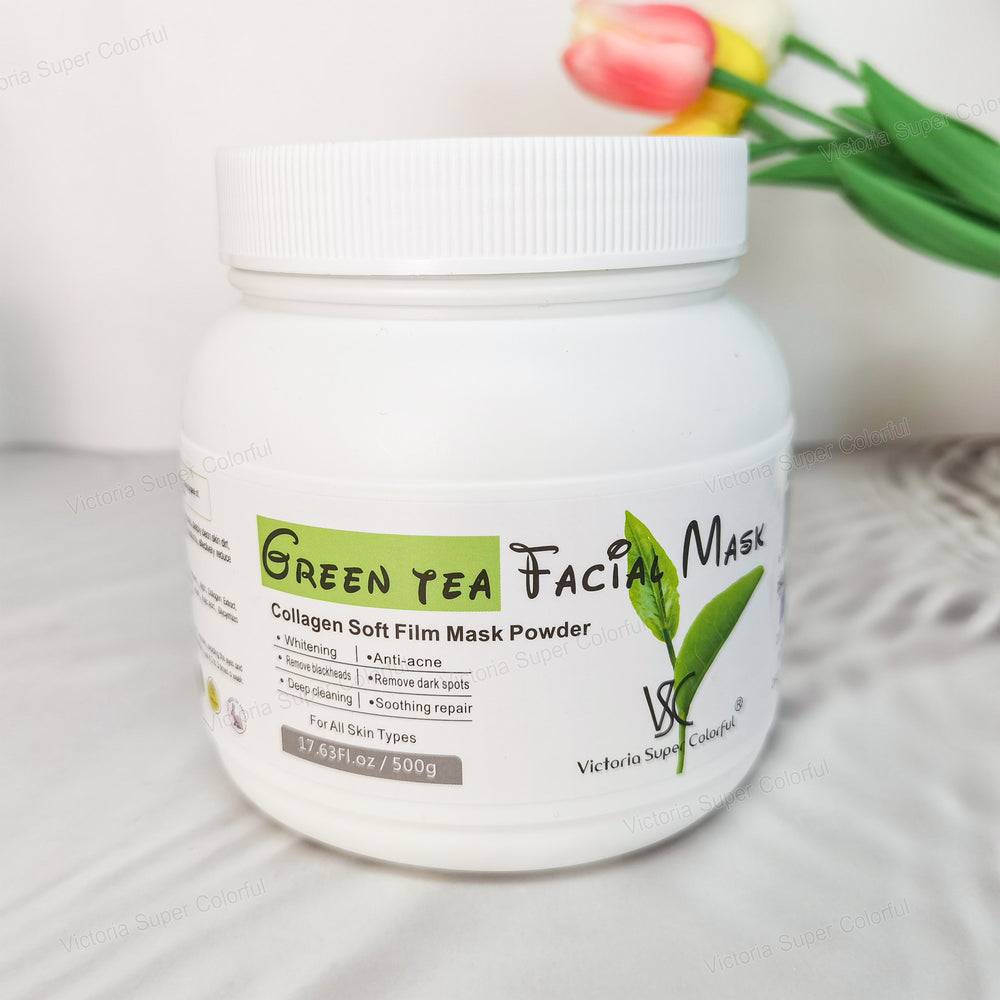 rose soft mask powder moisturizing and hydrating bottled facial mask powder factory processing export wholesale 500g
