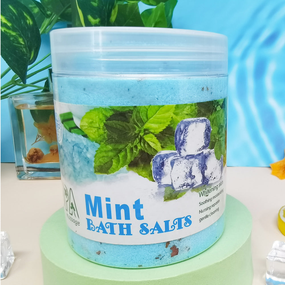 rose milk petal bath salt cleansing exfoliating mud scrub salt massage fragrant bath foot bath salt 350g