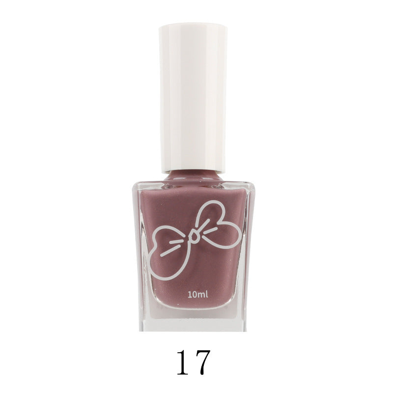 Fall and winter new color nail polish whitening oily non-peelable long-lasting nude black white nail polish wholesale