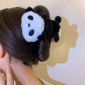 Fall and winter gripper cute cartoon animal stuffed hair clip for women's back head plate hair clip large panda shark clip hair clip