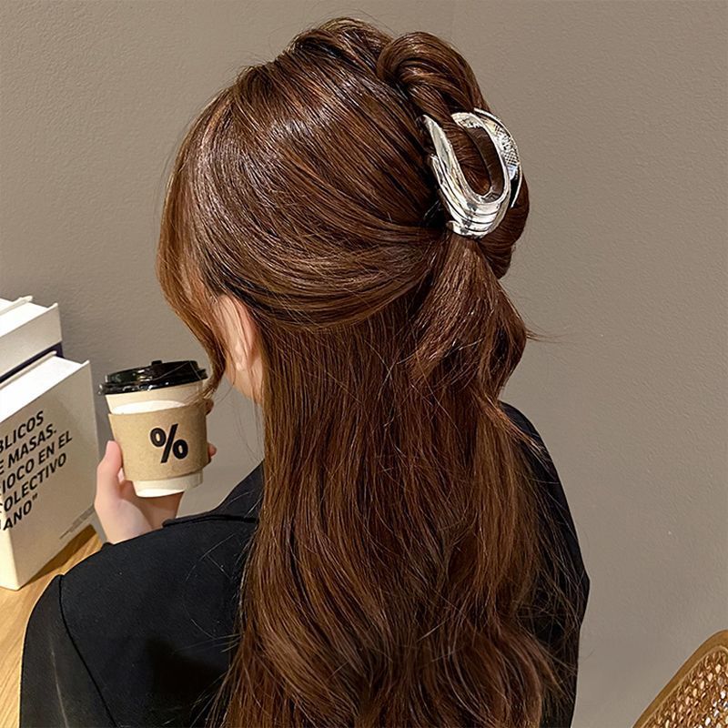 New alloy hair accessories fluffy high ponytail metal small antennae classy sense wings gripper ponytail clip back of head clip